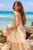 Strapless Floral Embroidered with a Cape Prom Gown 3010