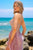 Strapless Floral Embroidered with a Cape Prom Gown 3010