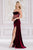 Velvet Beaded Corset Evening Dress AC5051