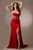 Velvet Beaded Corset Evening Dress AC5051