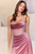 Velvet Beaded Corset Evening Dress AC5051
