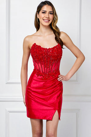 Embellished Cocktail Dress 9062S