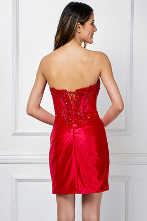 Embellished Cocktail Dress 9062S