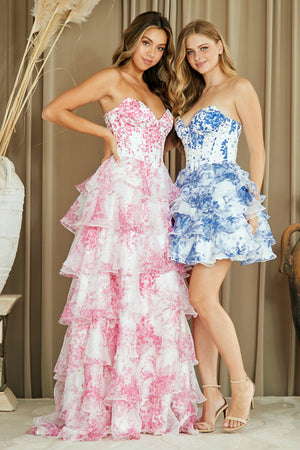 Embellished Short Dress 2069S