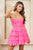 Strapless Ruffles Short Dress 2063S