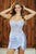 Flower Embellished Short Dress 9065S