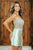 Flower Embellished Short Dress 9065S
