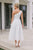 Satin One Shoulder Midi Dress with Pockets JE931W