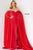 Off the Shoulder Long Chiffon Gown By Jovani 07652