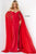 Off the Shoulder Long Chiffon Gown By Jovani 07652