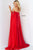 Off the Shoulder Long Chiffon Gown By Jovani 07652