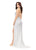 Ashley Lauren 11283 ON SALE SIZE 2 TUORQUISE  Halter Evening Gown with Sequin Motif