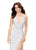 Ashley Lauren 11283 ON SALE SIZE 2 TUORQUISE  Halter Evening Gown with Sequin Motif