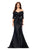 Navy Mother of the bride dress