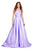 Ashley Lauren 11473 Vestido de fiesta de satén sin tirantes