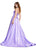 Ashley Lauren 11473 Vestido de fiesta de satén sin tirantes