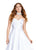 Ashley Lauren 11473 Vestido de fiesta de satén sin tirantes