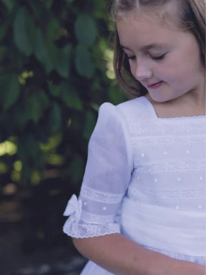 White First Communion Gown