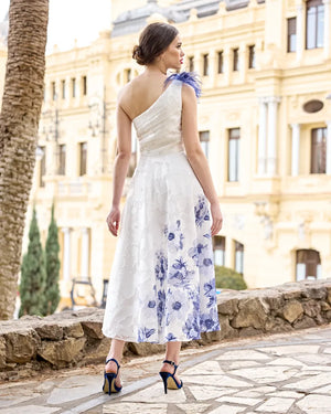 Sonia Pena  125004 Midi  Length Floral Dress