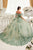 Floral Off the Shoulder Ball Gown 15701
