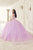 Strapless Ball Gown with Removable Cape 15723
