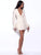 Madeline Pearl White Feather Blazer Dress 2442MC45
