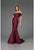 Terani 251E4565 Off the Shoulder Fitted Gown