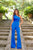 Ava Presley 28226 ON SALE SIZE 6  Asymmetrical Neckline Jumpsuit