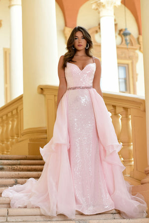 Ava Presley 28560 Sweetheart Neckline Sequin Long Prom Gown