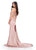 Ashley Lauren 11537 ON SALE RED SIZE 14 One Shoulder Draped Gown