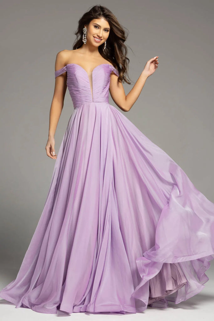 Off the Shoulder Prom Dress By Jovani 43842
