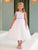 Daisy Embroidered  Flower Girl Gown 5864