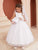Daisy Embroidered  Flower Girl Gown 5864