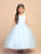Daisy Embroidered  Flower Girl Gown 5864
