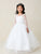 3/4 Sleeves Lace First Communion Gown 5881