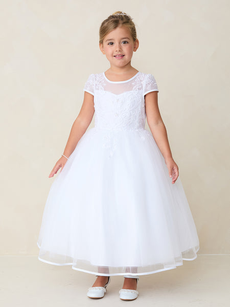 【美品】 Flowers For Agatha 1st 12EP Angel Flower Girl Dresses in Ivory or White Color – LUPITA'S