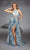 Alyce Paris 61753 Elegant Halter Neckline A-Line Ruffle Gown