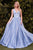 A-line Soft Satin Dress Ladivine 7447