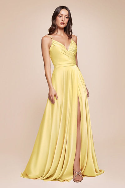 Sweetheart Neckline Soft Satin A-line Bridesmaid or Evening Gown 7485 –  Sparkly Gowns