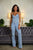 Washed Denim Fashion Jumpsuit 7532