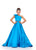In Stock Size 12 Ashley Lauren 8248 Beaded Belt Kids Satin Gown
