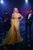 Modessa Couture M23517 ON SALE SIZE 12 YELLOW Asymmetric Neckline Beaded