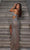 Portia & Scarlett Plunging Neckline Sequin Embellishment Gown PS23721C