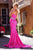 Portia & Scarlett PS24631 Strapless Pink Sequin Embellishment Prom Gown