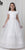 Short Sleeves Rustic Chiffon Spanish Communion Gown Marla T246