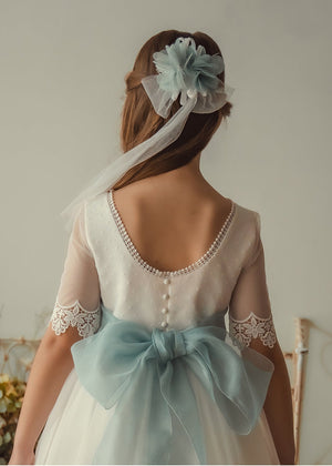 French Sleeves Spanish Communion Gown X102