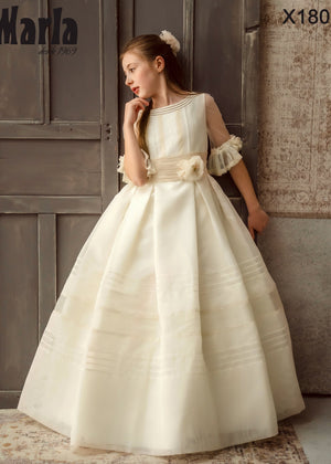 French Sleeves Spanish Communion Gown Marla X180