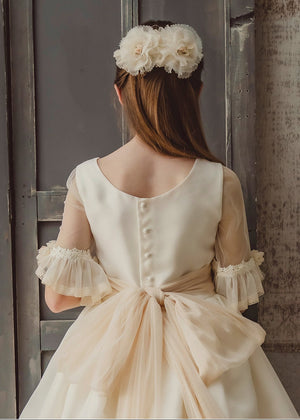 French Sleeves Spanish Communion Gown Marla X180