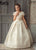 Short Sleeves Spanish Communion Gown Marla X182
