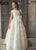 Short Sleeves Spanish Communion Gown Marla X186